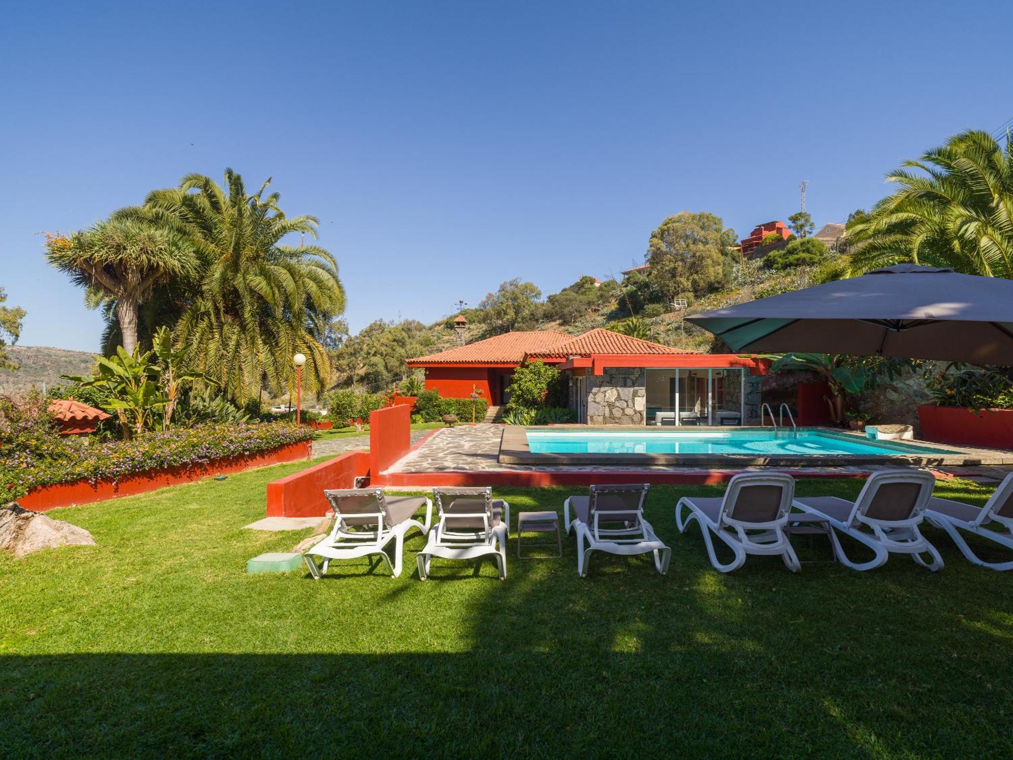 El Jardin De Santa Brigida With Private Pool, Sauna & Jacuzzi ภายนอก รูปภาพ